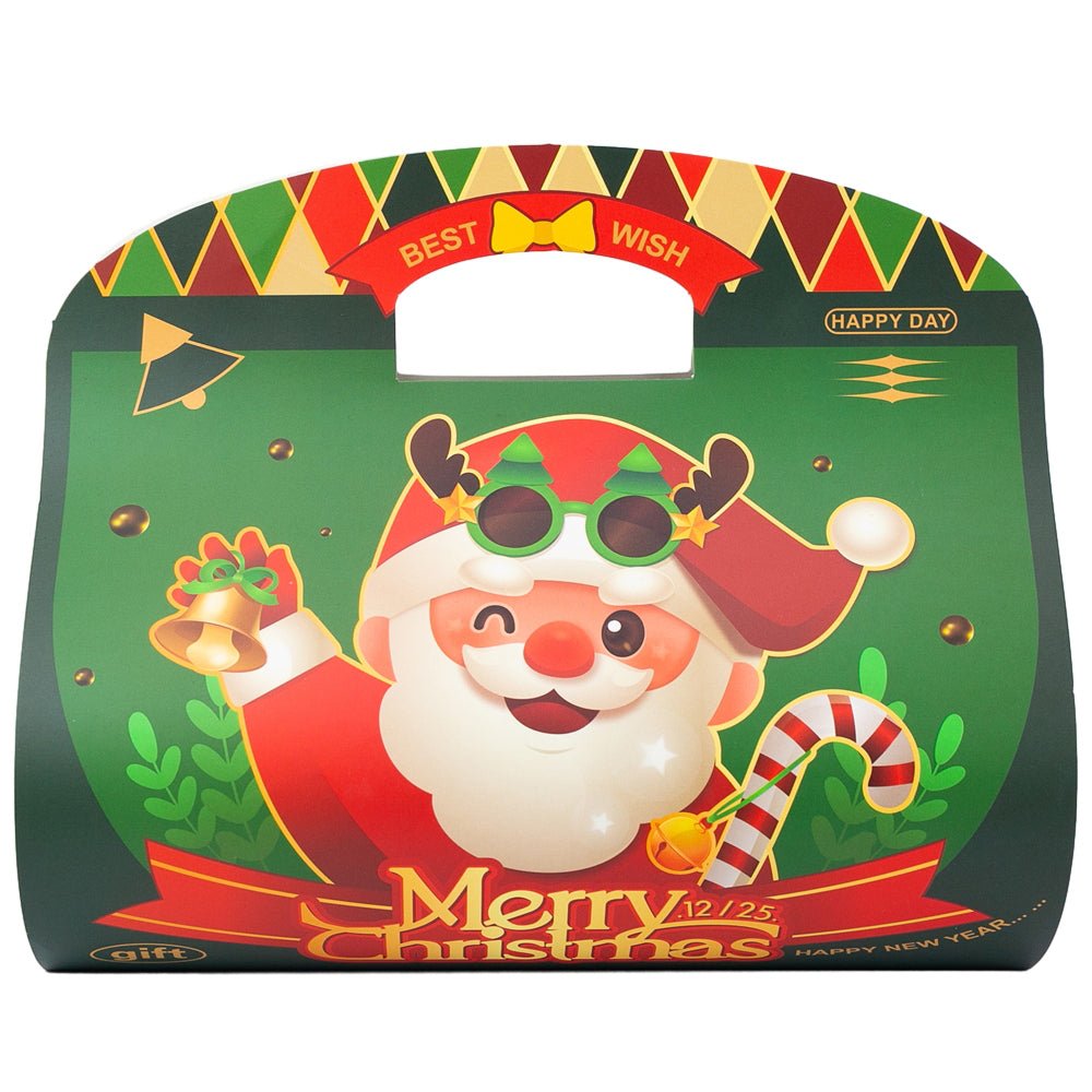 Cutie cadou Crăciun cu mâner și ambalaj exterior (set 25 buc) - CraftUp