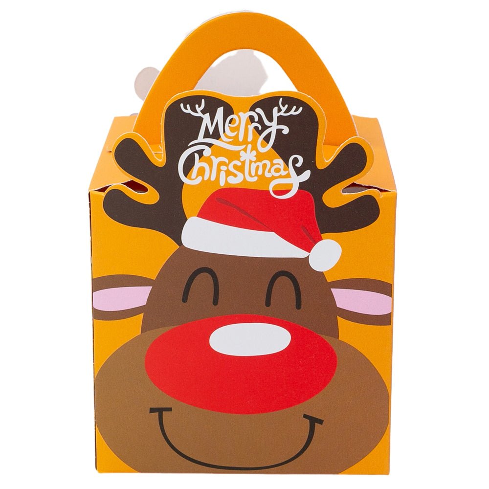 Cutie Crăciun Ren fericit - Maro (set 50 buc) - CraftUp