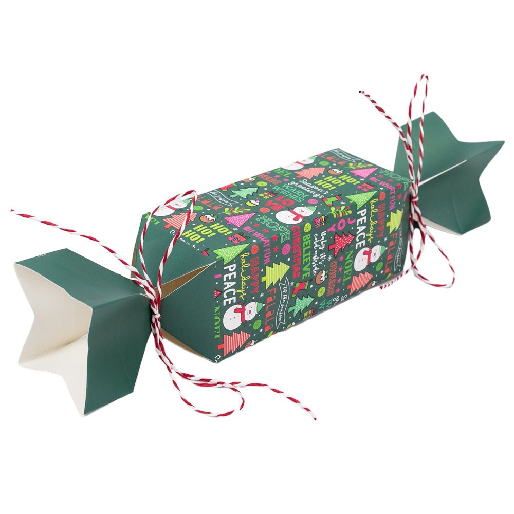 Cutie Crăciun tip bomboană cu sfoară - mix 3 modele - CraftUp