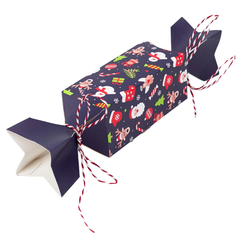 Cutie Crăciun tip bomboană cu sfoară - mix 3 modele - CraftUp