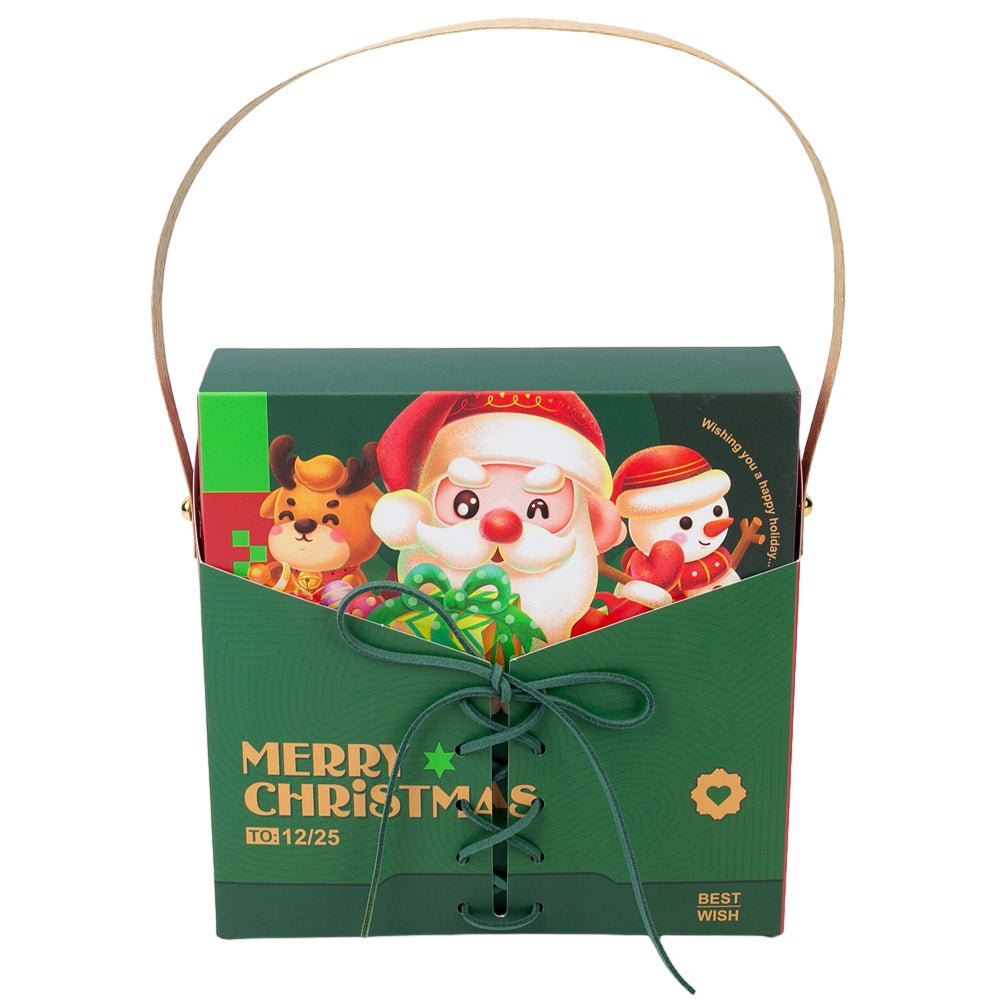 Cutie Crăciun tip geantă cu șnur (set 25 buc) - CraftUp