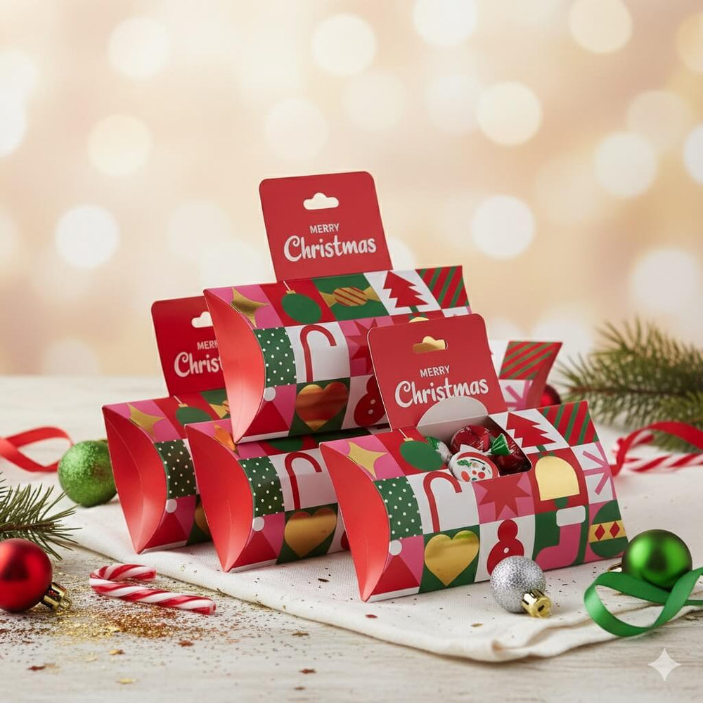 Cutie Crăciun tip pernă cu agățătoare (set 50 buc) - CraftUp