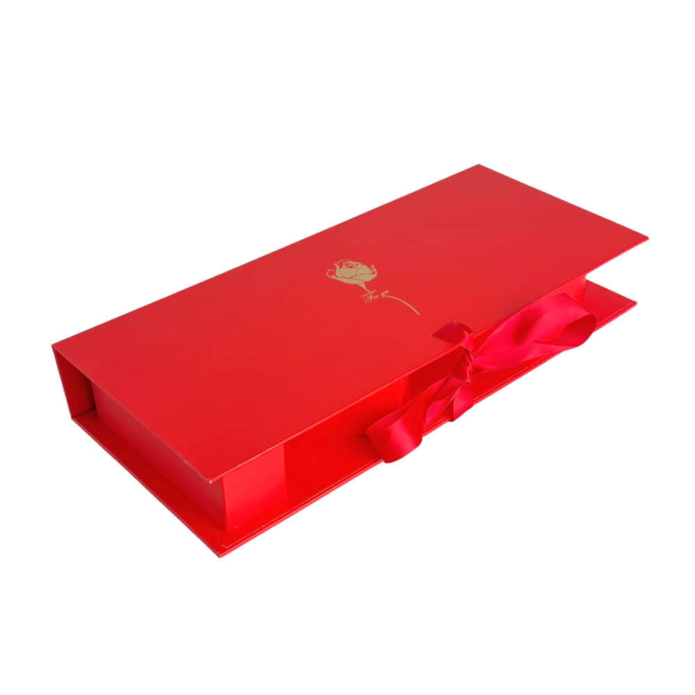 Cutie dreptunghiulara model trandafir I love you - roșu - CraftUp