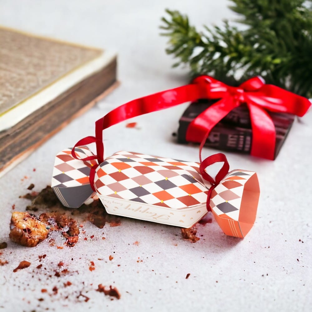 Cutie în formă de bomboană - roșu (set 50 buc) - CraftUp