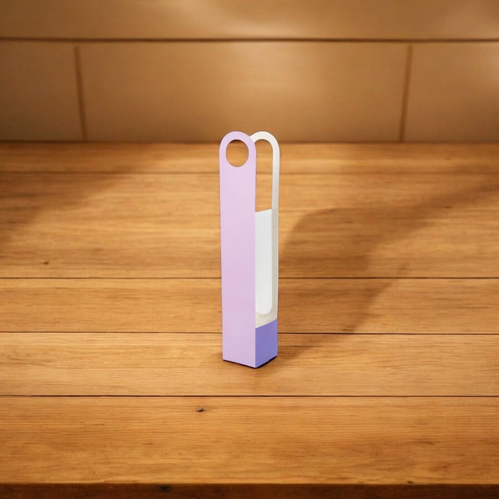 Cutie înalta pentru flori cu fereastră și mâner lung - mov (set 2 buc) - CraftUp