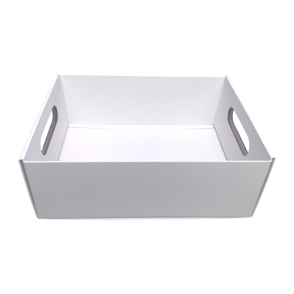 Cutie ladă cu mânere - alb - CraftUp