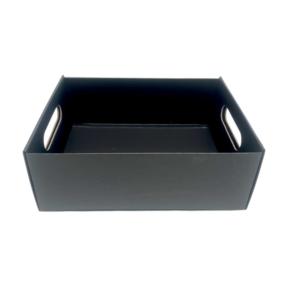 Cutie ladă cu mânere - negru - CraftUp