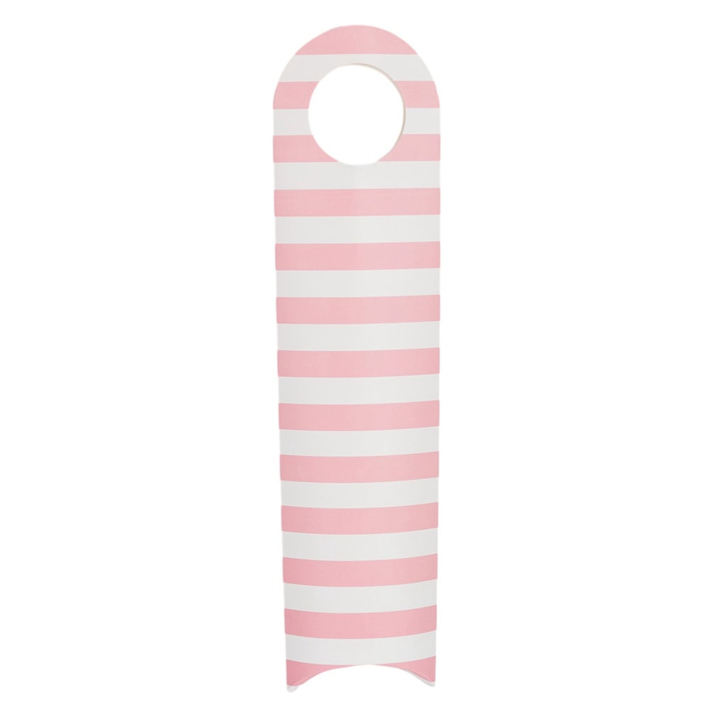 Cutie lungă model pernă cu agățătoare rotundă - roz (set 50 buc) - CraftUp