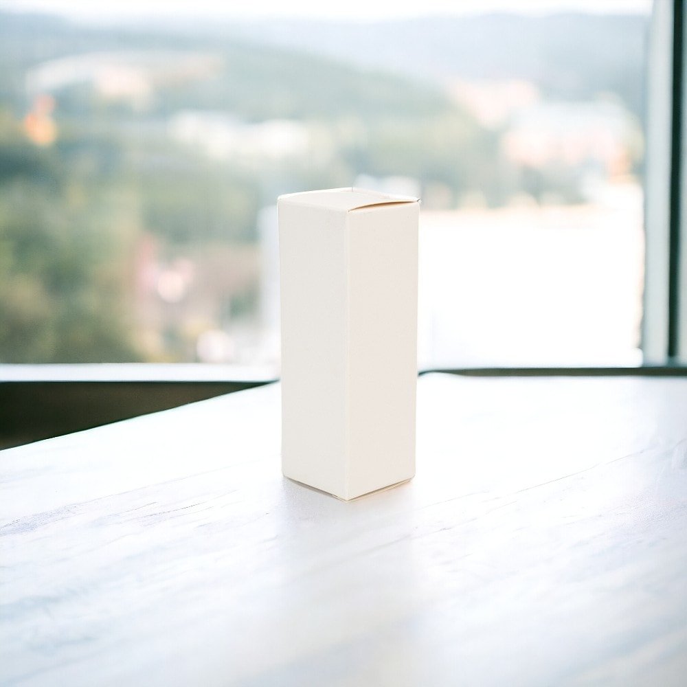 Cutie mică închisă - alb (set 50 buc) - CraftUp