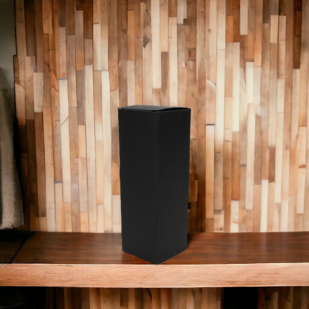 Cutie mică închisă - negru (set 50 buc) - CraftUp