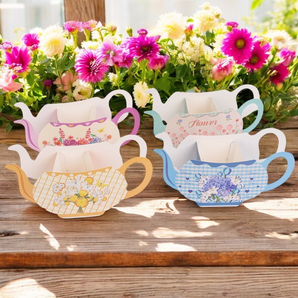 Cutie model ceainic - mix 4 modele (set 12 buc) - 25x12x8cm - CraftUp