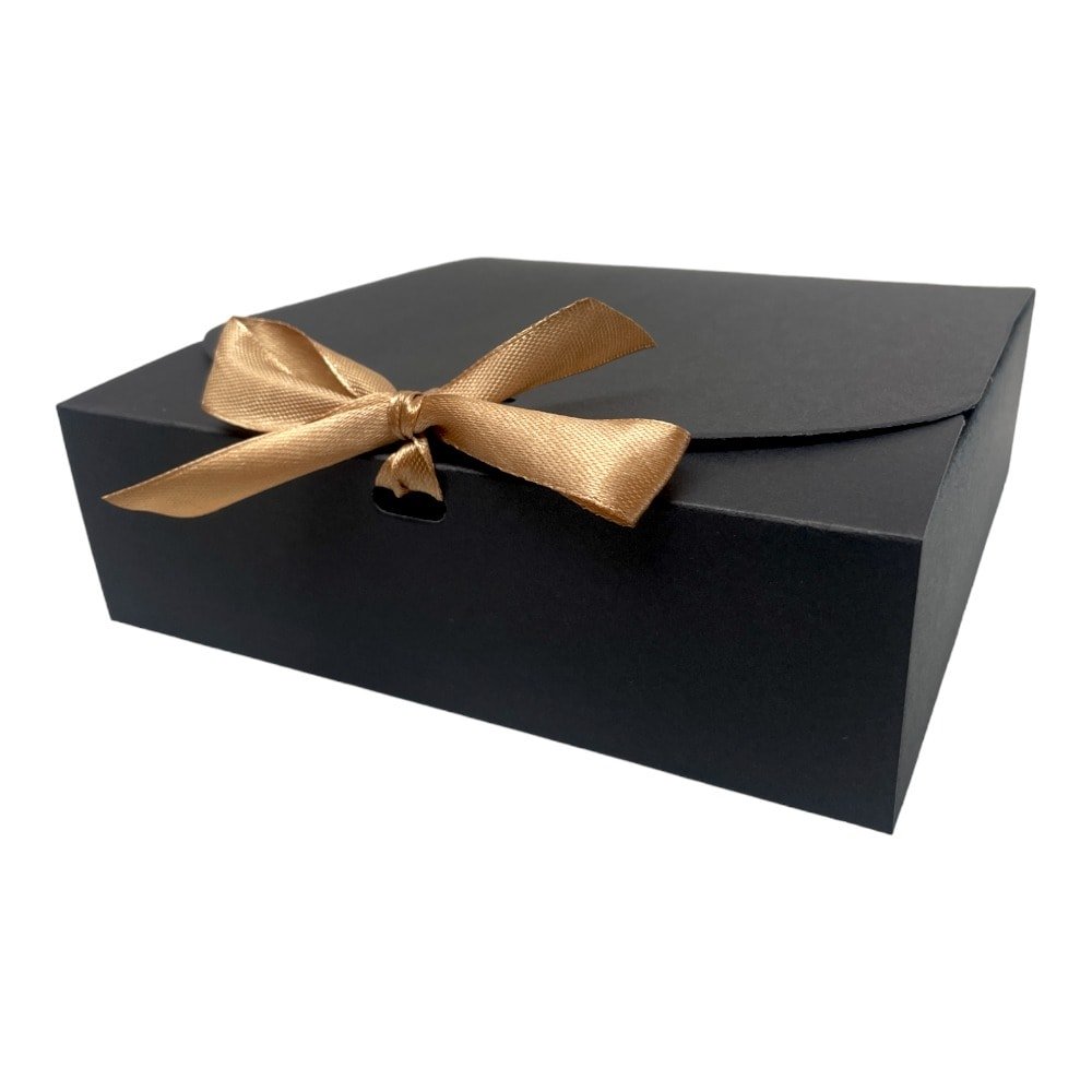 Cutie pătrată cu fundă satinată (set 12 buc) - CraftUp