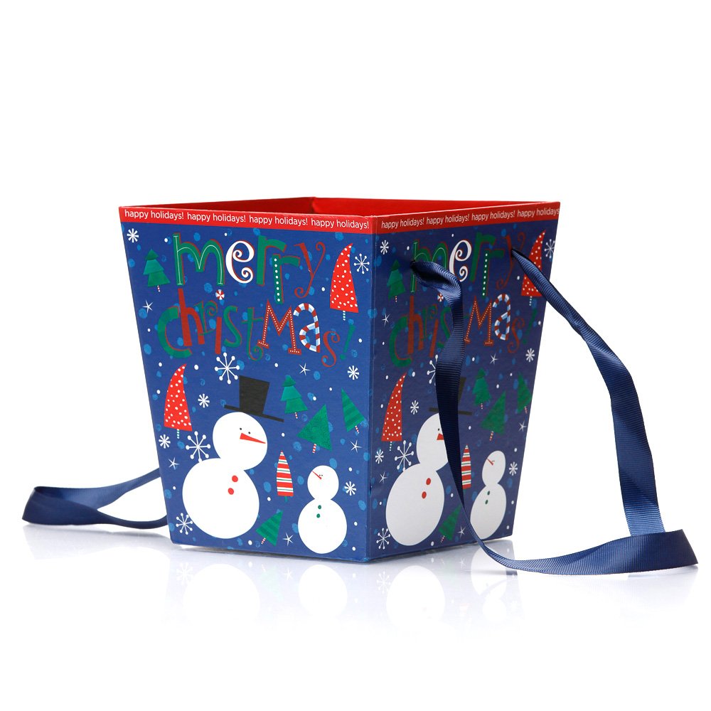 Cutie trapez Crăciun – model albastru nocturn - CraftUp