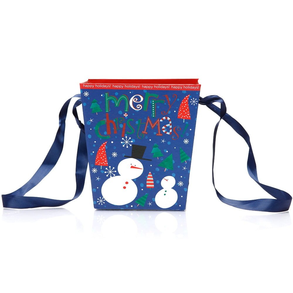 Cutie trapez Crăciun – model albastru nocturn - CraftUp