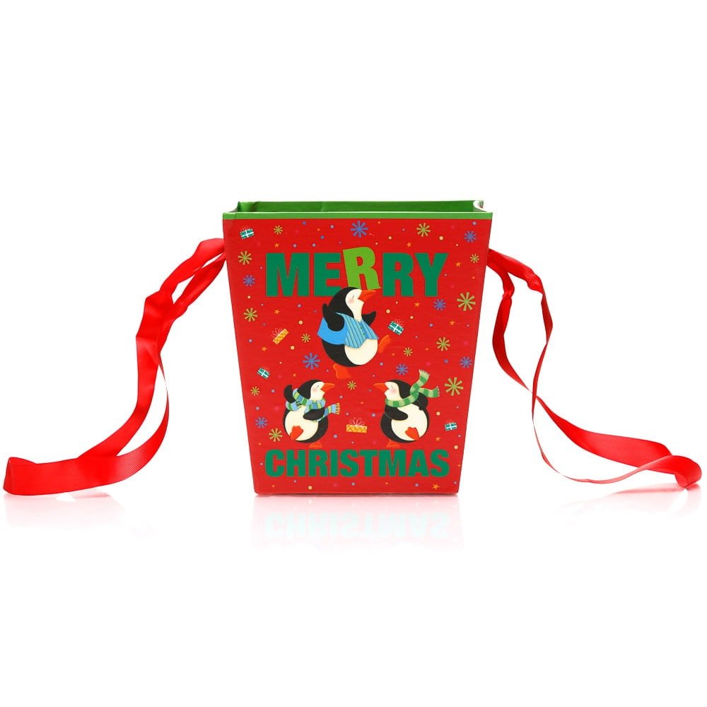 Cutie trapez Crăciun - model pinguinii dansatori - CraftUp