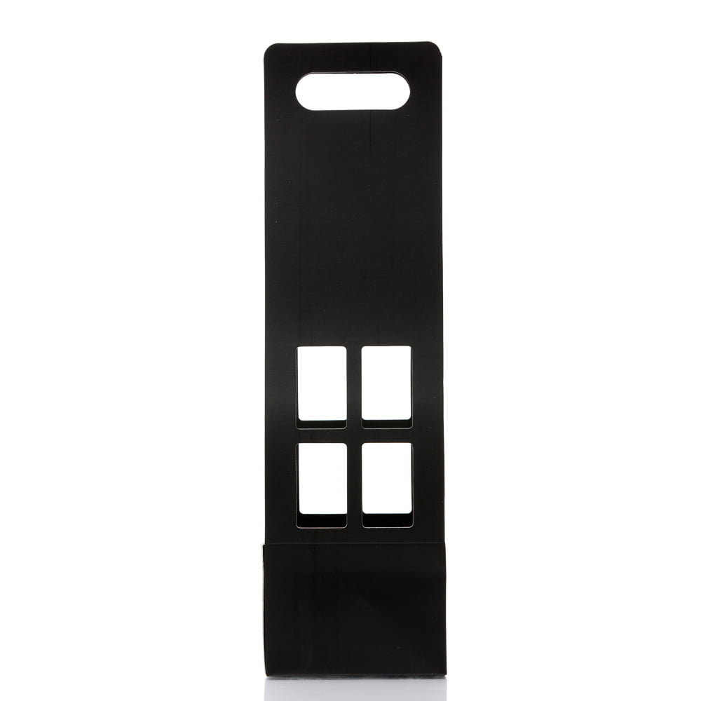 Cutii cu mâner tip căsuță - negru (set 10 buc) - CraftUp