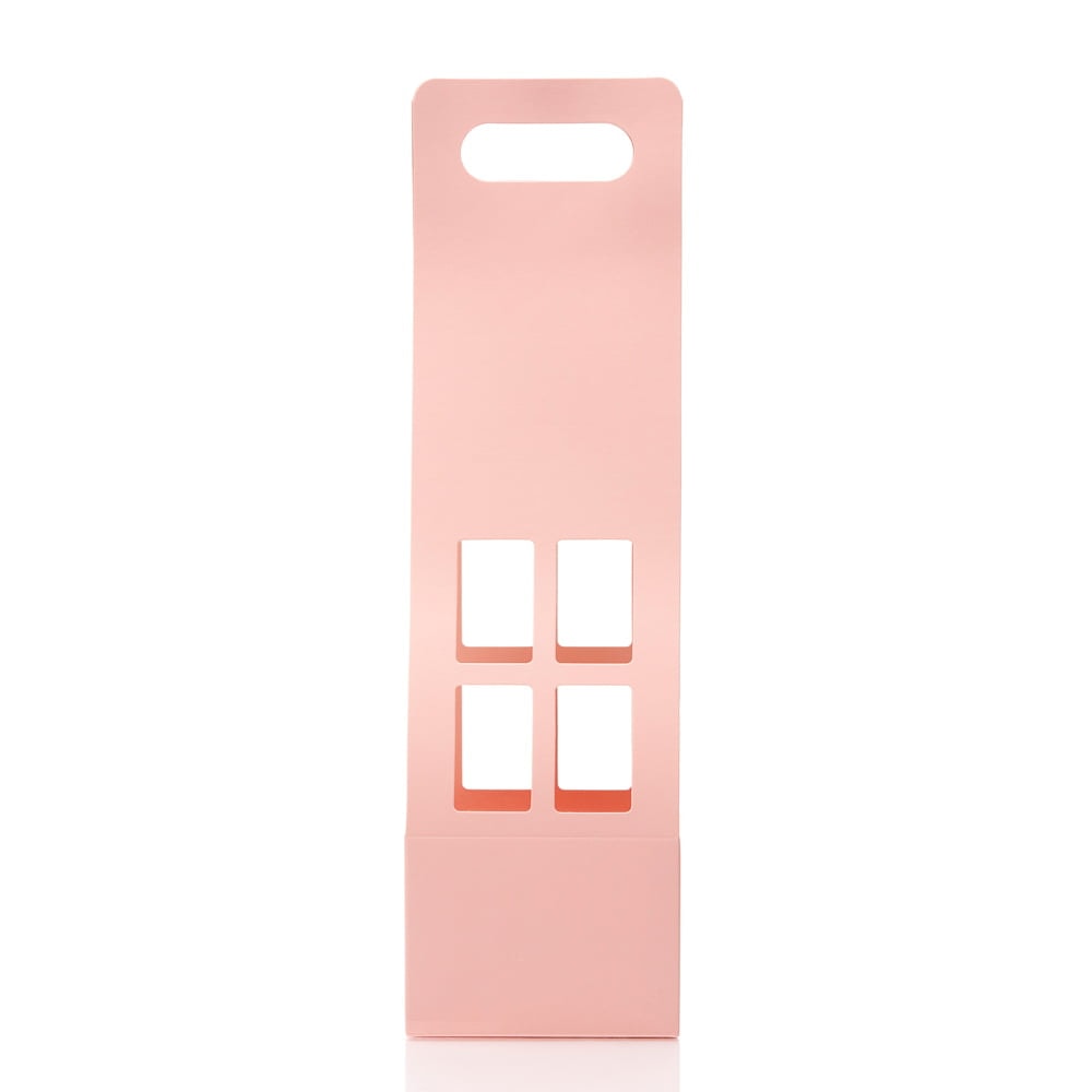 Cutii cu mâner tip căsuță - roz (set 10 buc) - CraftUp