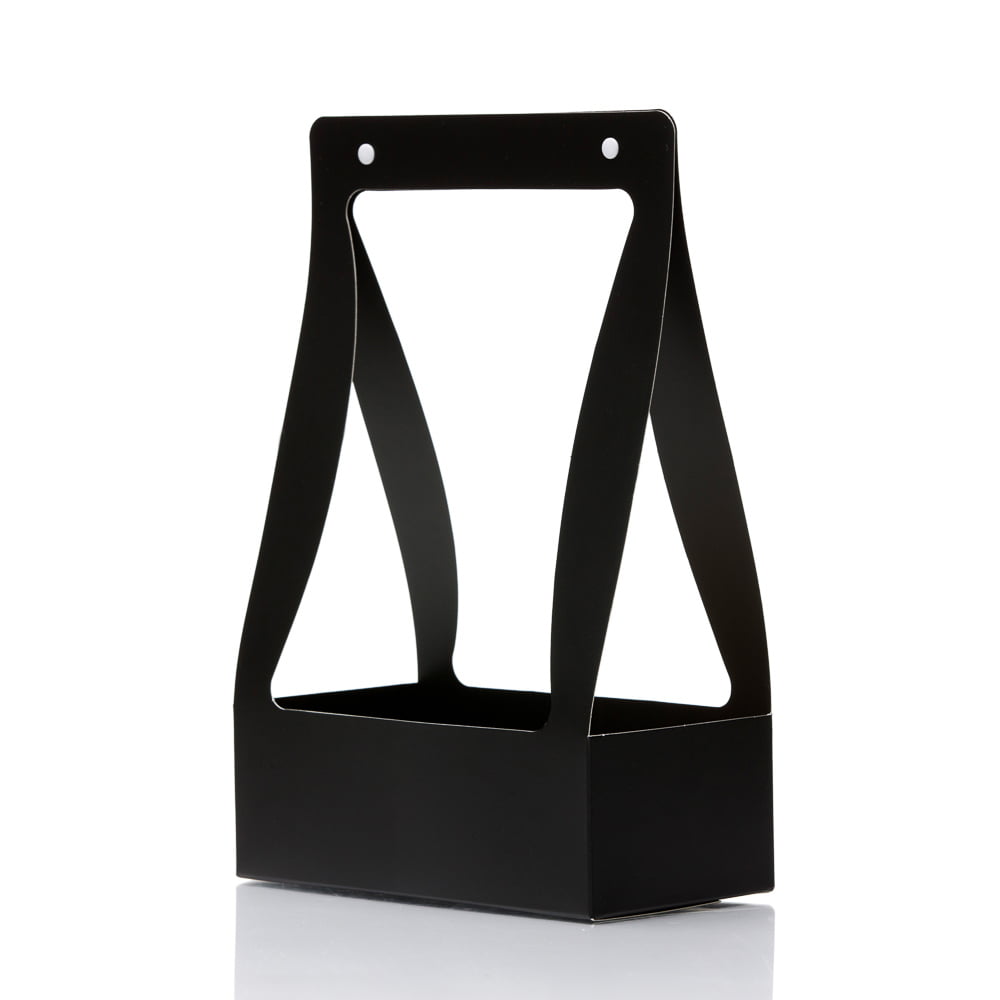 Cutii cu mâner tip fereastră - negru (set 10 buc) - CraftUp