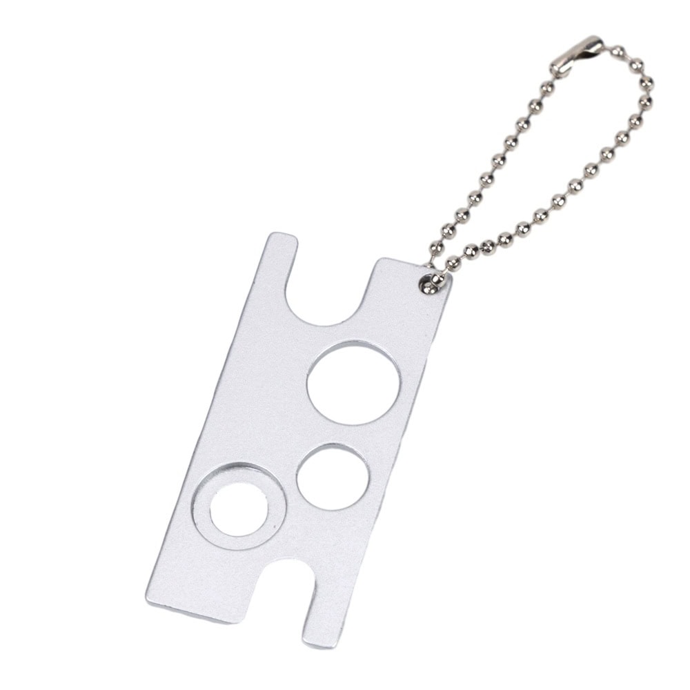 Deschizător pentru diferite capace și sticluțe cu lanț - Alb - CraftUp