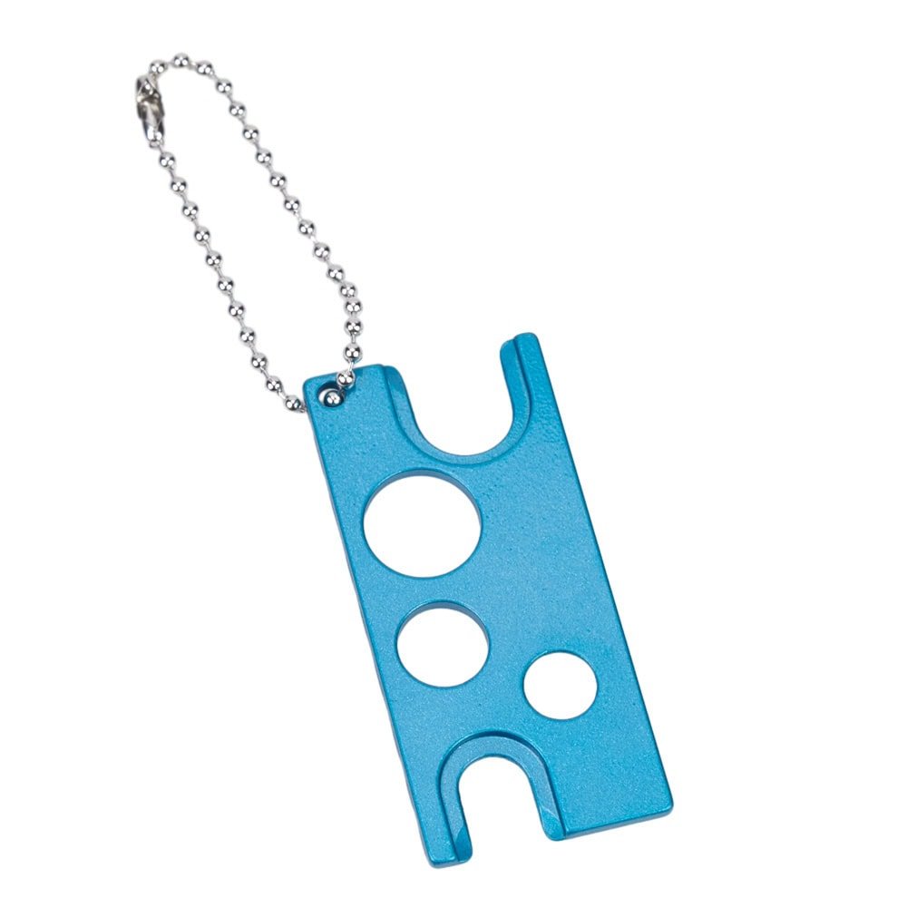 Deschizător pentru diferite capace și sticluțe cu lanț - Bleu - CraftUp