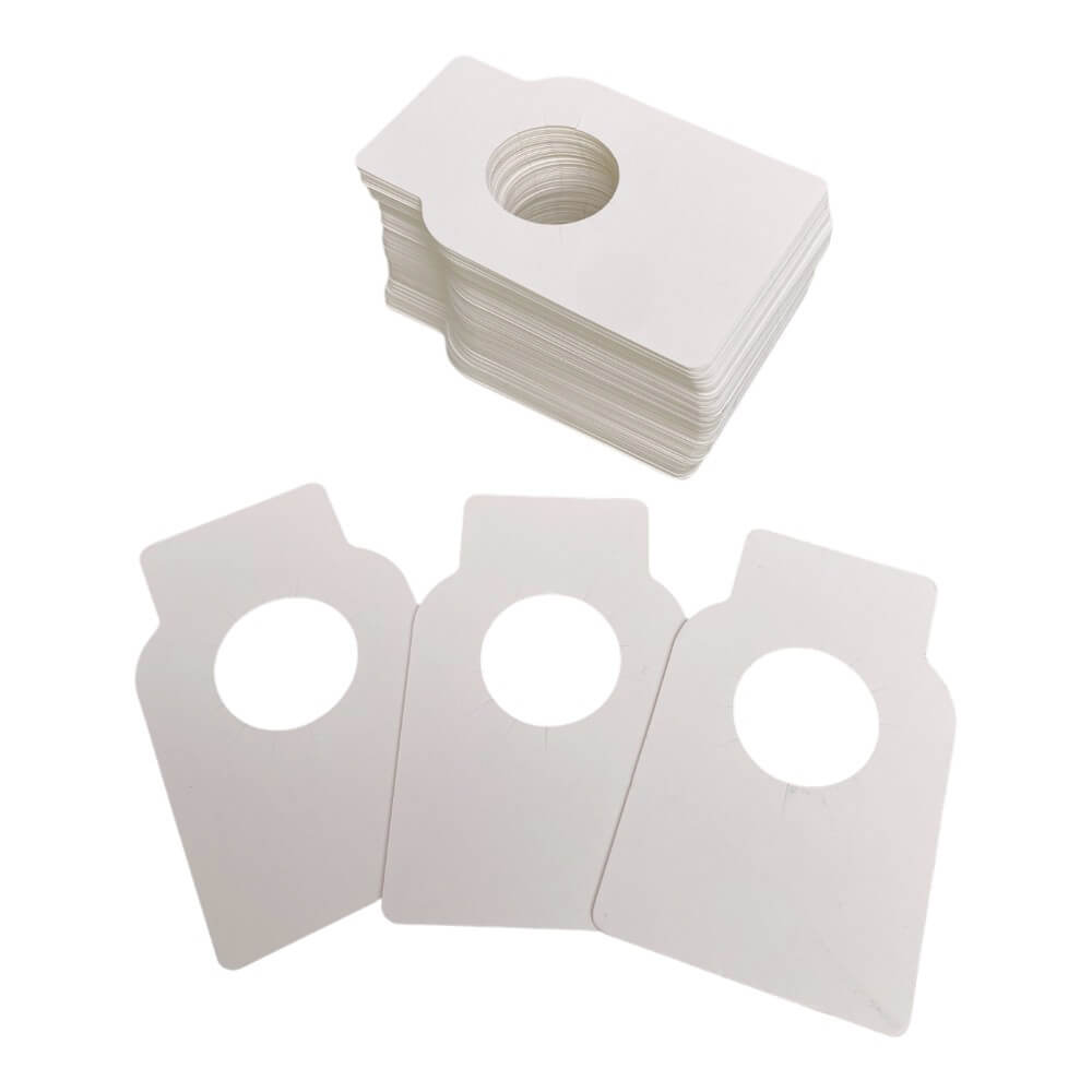 Etichete dreptunghiulare pentru sticle - alb (set 100 buc) - CraftUp