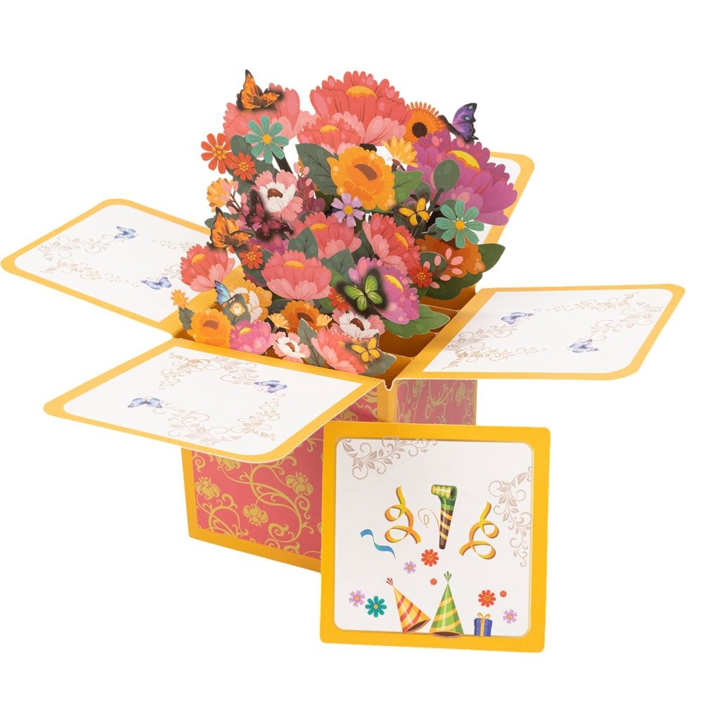 Felicitare explozivă 3D - model 1 - CraftUp