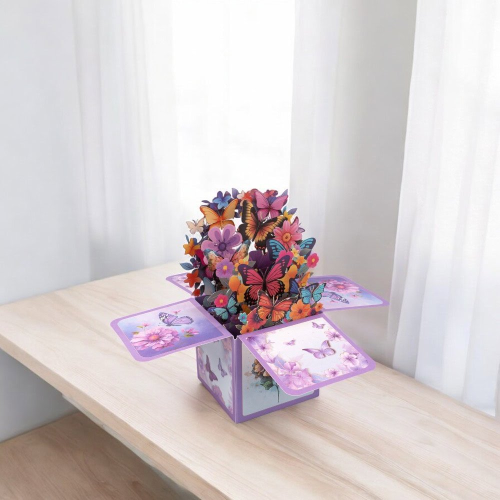 Felicitare explozivă 3D - model 3 - CraftUp