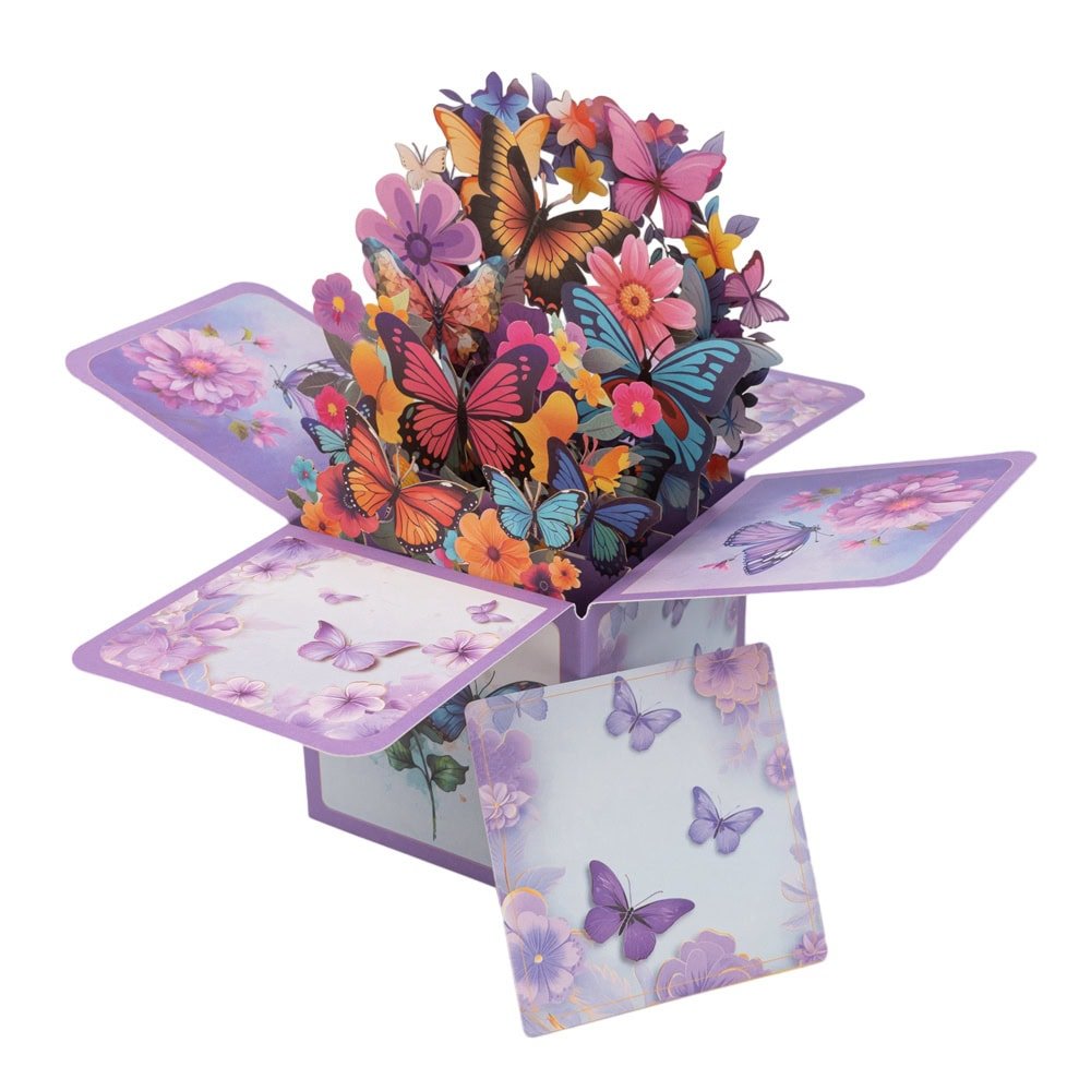 Felicitare explozivă 3D - model 3 - CraftUp