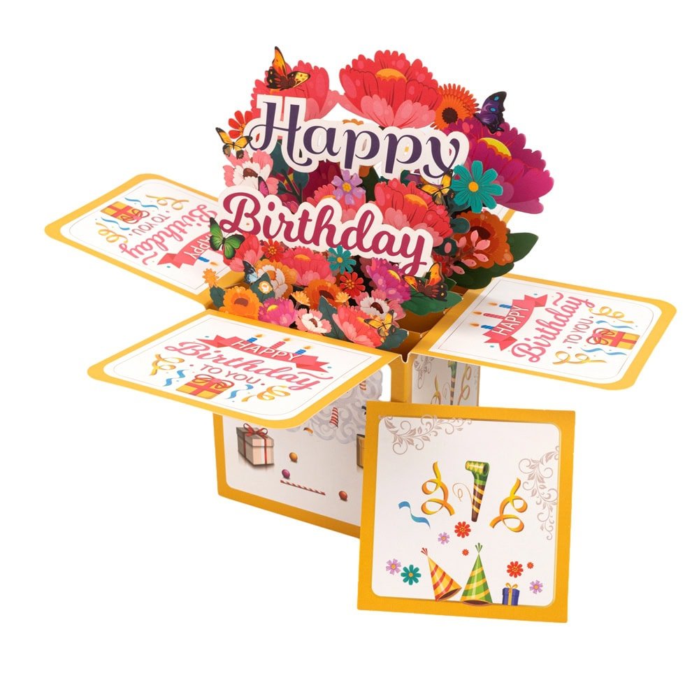 Felicitare explozivă 3D - model 4 - CraftUp