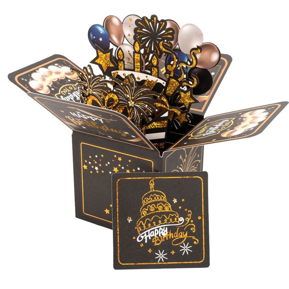 Felicitare explozivă 3D - model 6 - CraftUp