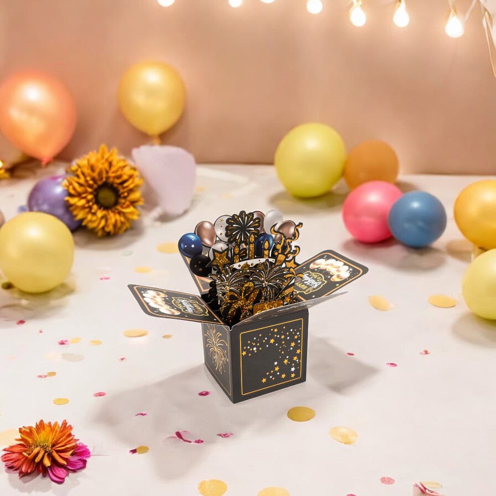 Felicitare explozivă 3D - model 6 - CraftUp