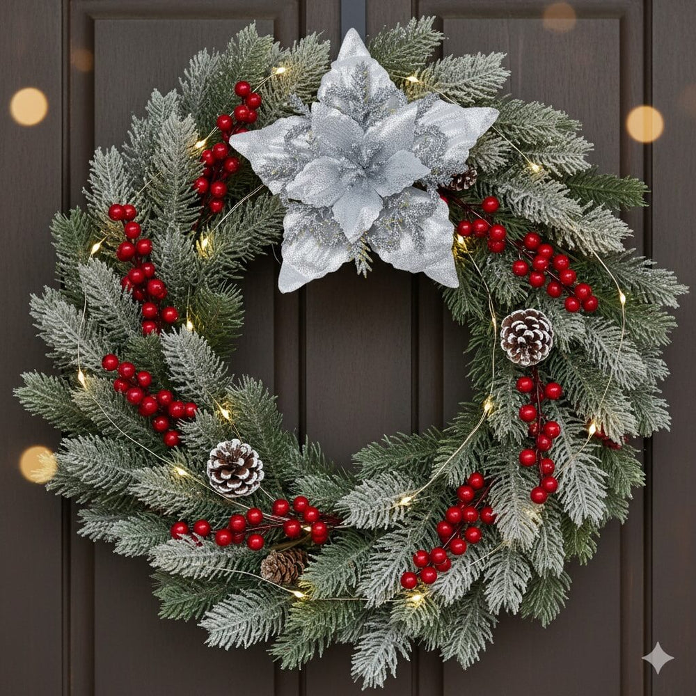 Floare decorativă Crăciun pentru brad - CraftUp