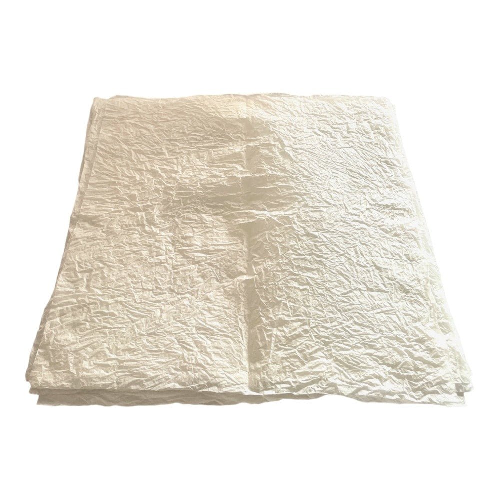 Foi de ambalat decorative creponate - alb (set 5 foi) 53x53cm - CraftUp