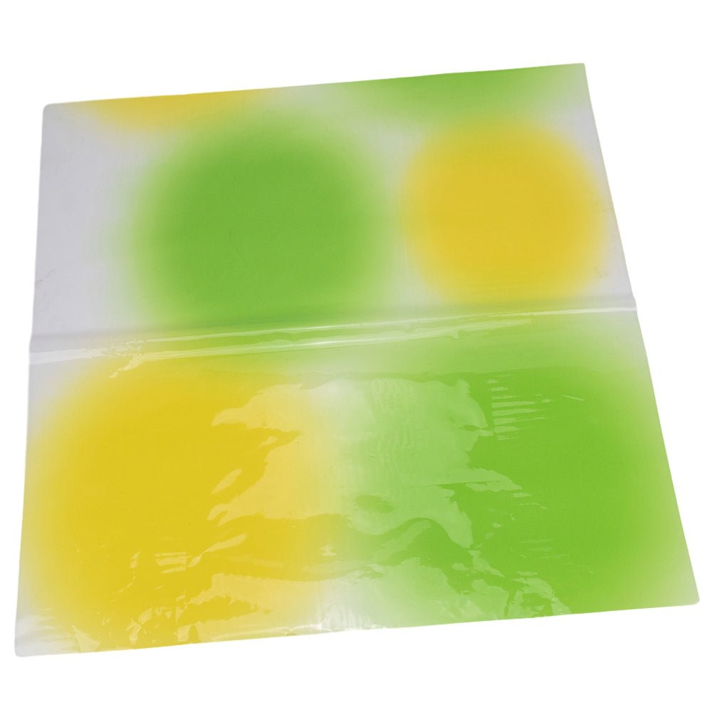 Foi de ambalat decorative din plastic - galben (set 20 buc) 58x58cm - CraftUp