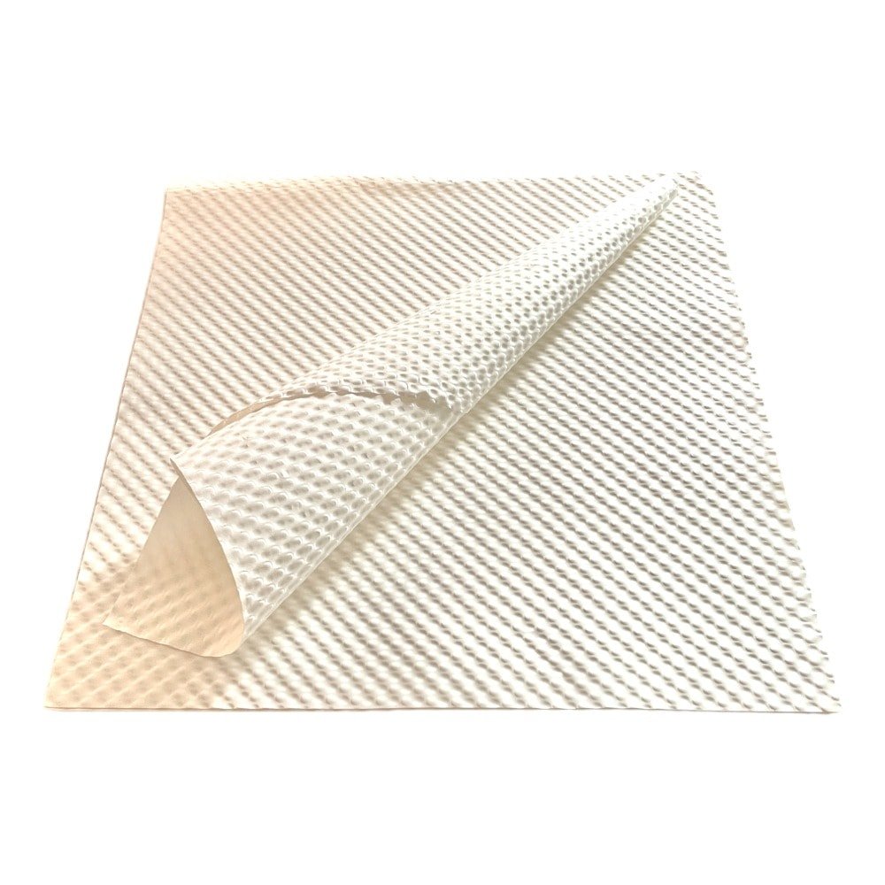 Foi de ambalat decorative gofrate model sfere - alb (set 10 foi) 50x50cm - CraftUp