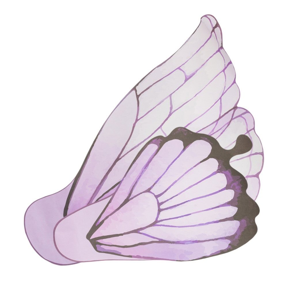 Foi de ambalat decorative model aripi de fluture - mov (set 10 buc) - CraftUp