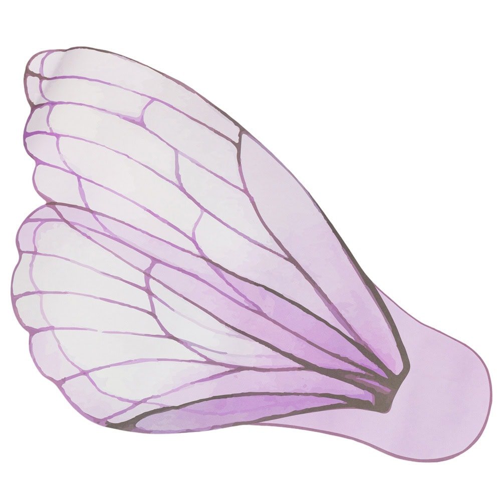 Foi de ambalat decorative model aripi de fluture - mov (set 10 buc) - CraftUp