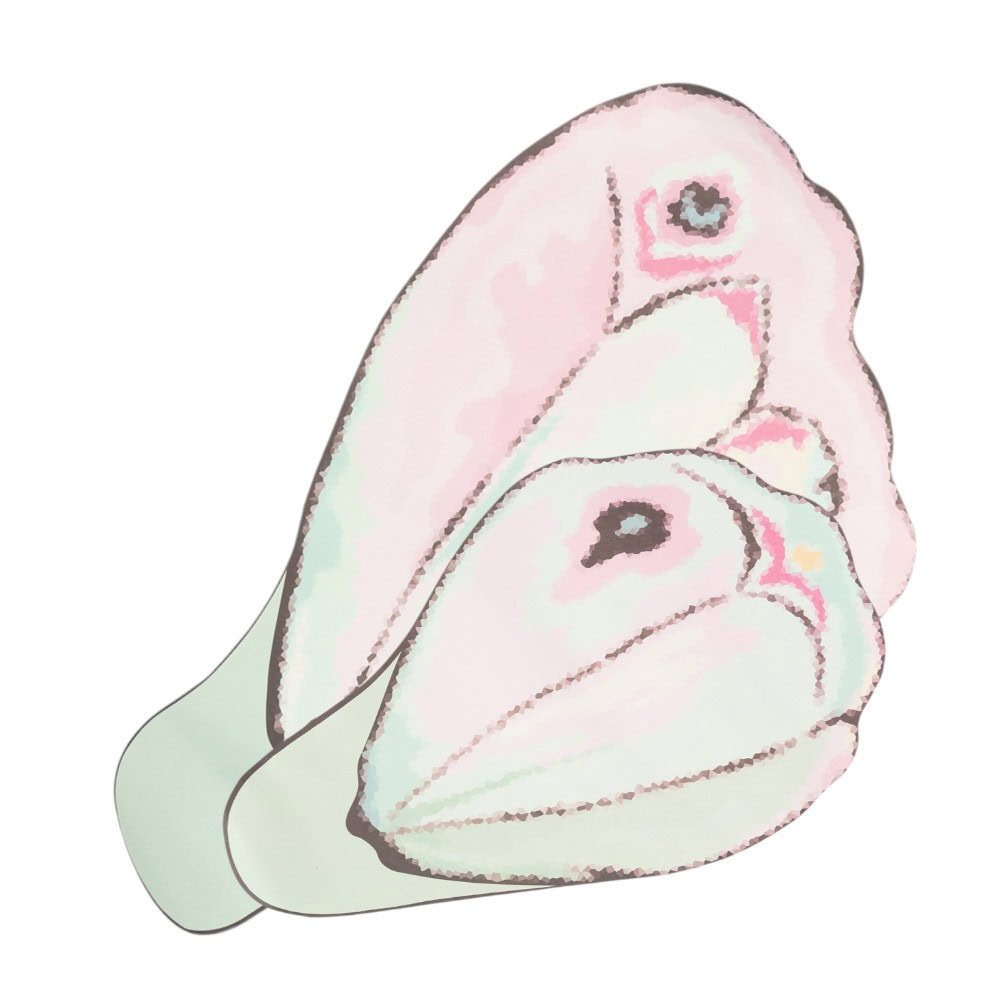 Foi de ambalat decorative model aripi de fluture - roz (set 10 buc) - CraftUp