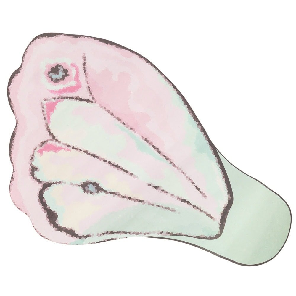 Foi de ambalat decorative model aripi de fluture - roz (set 10 buc) - CraftUp