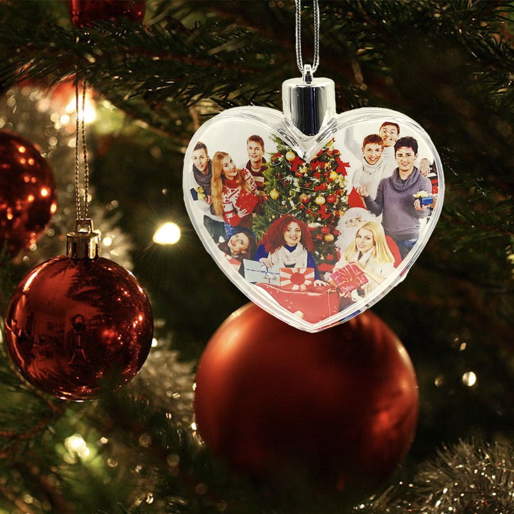 Glob inserție foto cu agățătoare - inimă - CraftUp