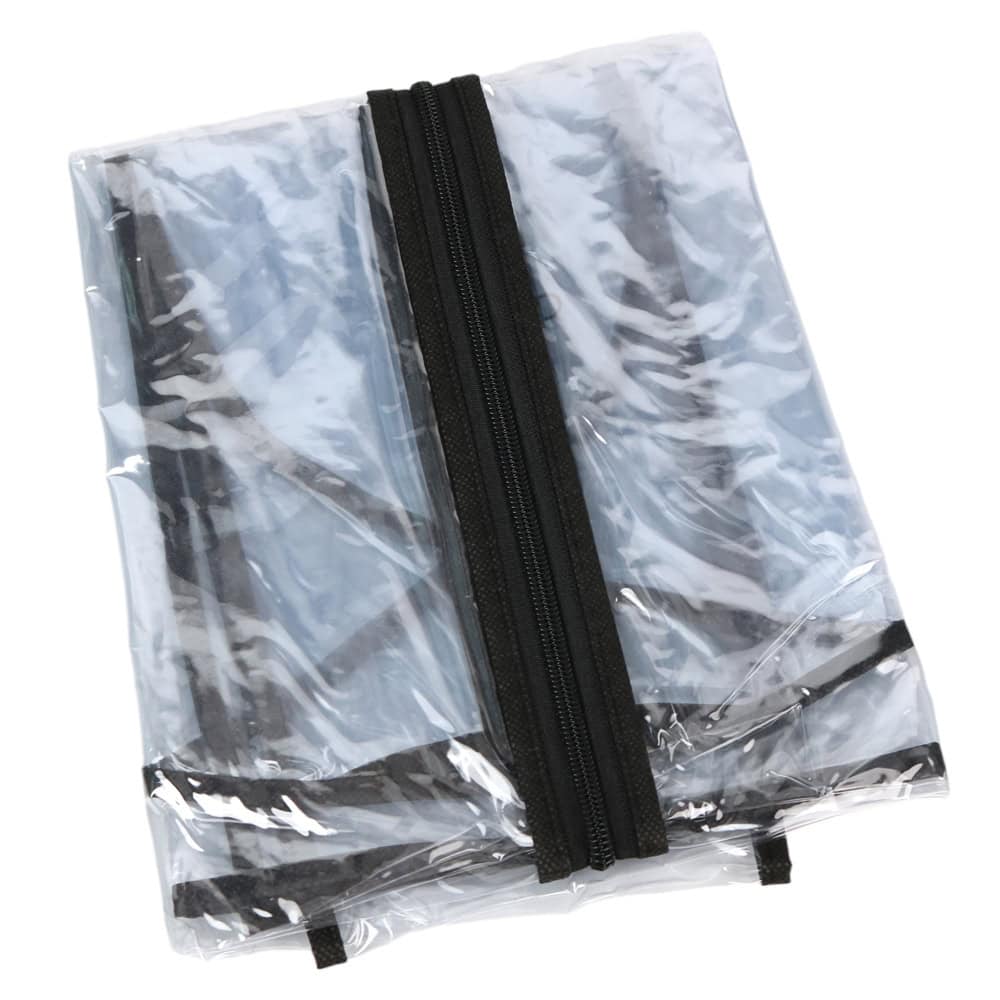 Huse plastic groase cu fermoar pentru haine - transparent - 60x100cm - CraftUp