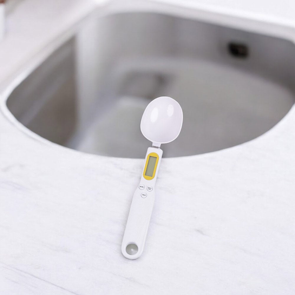 Lingură cu cântar și display digital 500g - alb - CraftUp