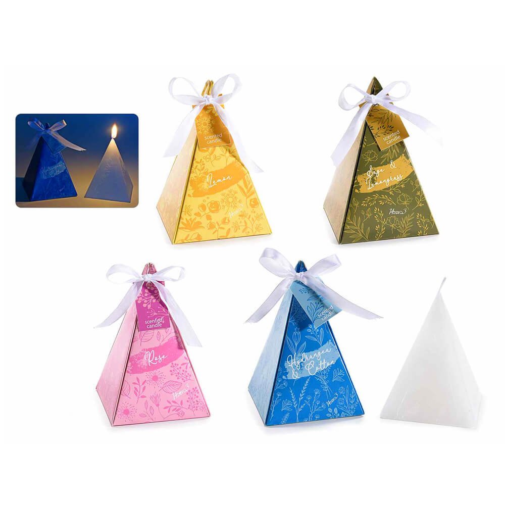 Lumânare parfumată piramidală - model aleatoriu - CraftUp