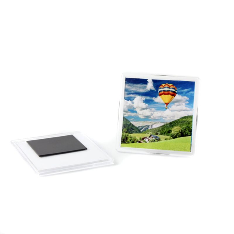 Magnet frigider pătrat (blank) 6.5cm - CraftUp