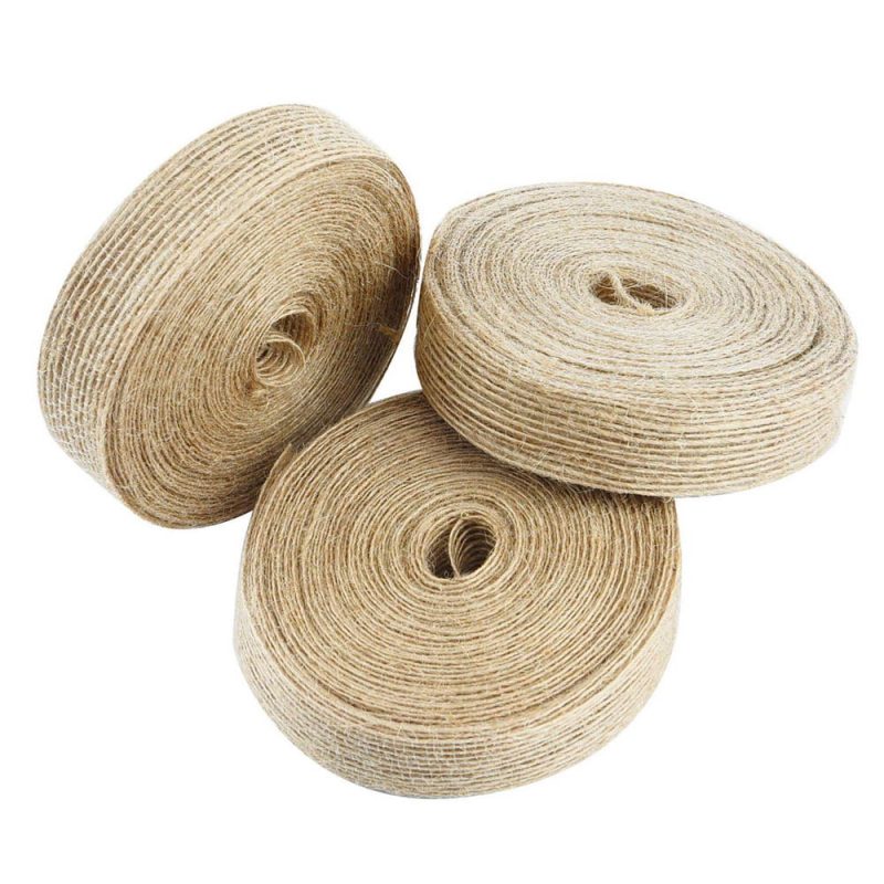 Panglică iută lățime 2,5cm și lungime 100m - CraftUp