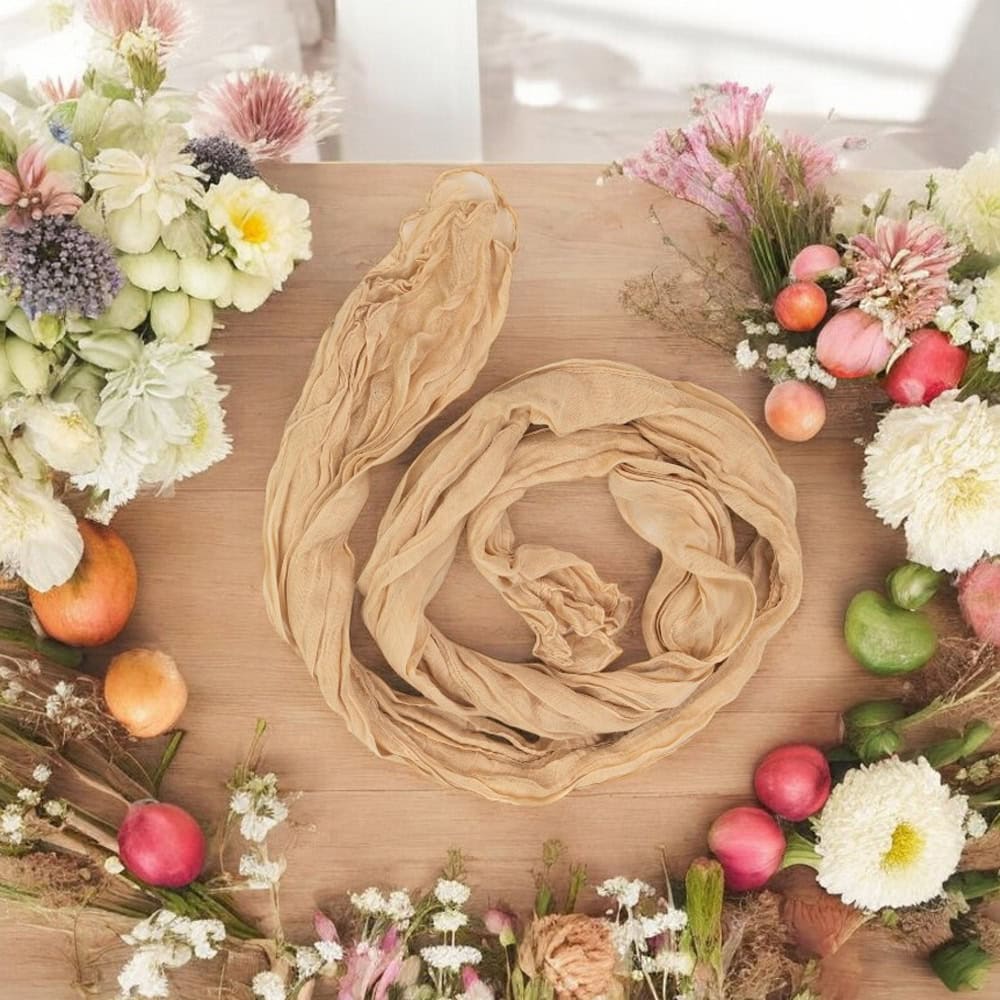 Pânză textil decorativă pentru masă 90x180cm - bej - CraftUp