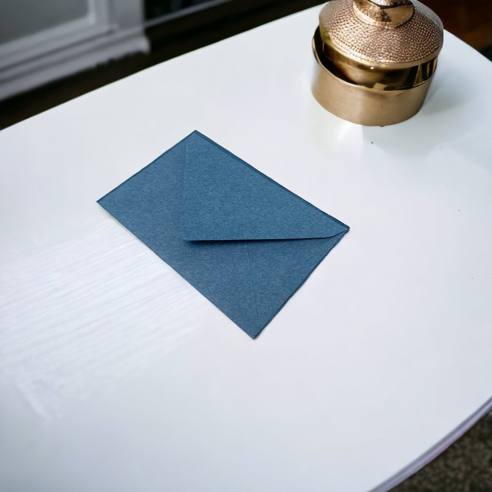 Plicuri colorate hârtie - albastru (set 20 buc) 16.5x11cm - CraftUp