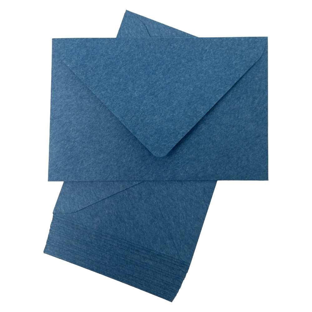 Plicuri colorate hârtie - albastru (set 20 buc) 16.5x11cm - CraftUp