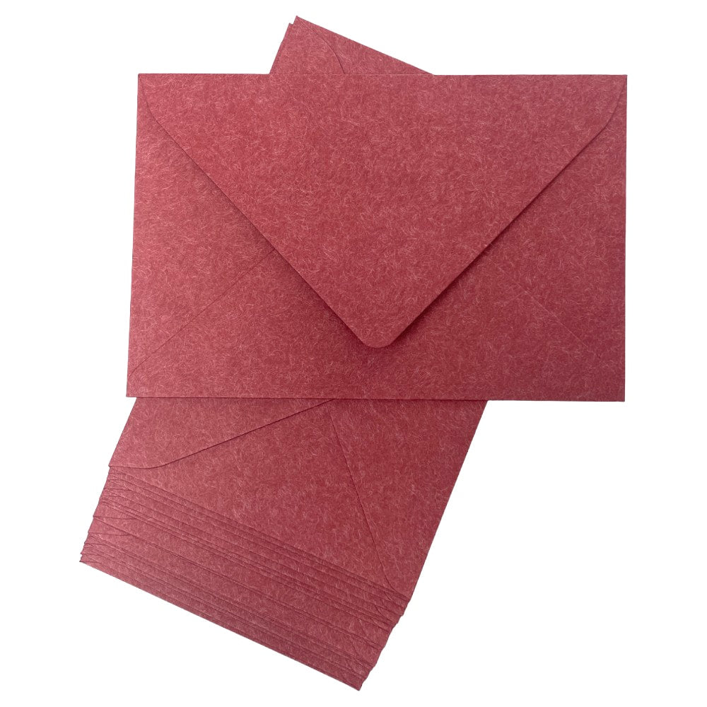 Plicuri colorate hârtie - vișiniu (set 20 buc) 16.5x11cm - CraftUp