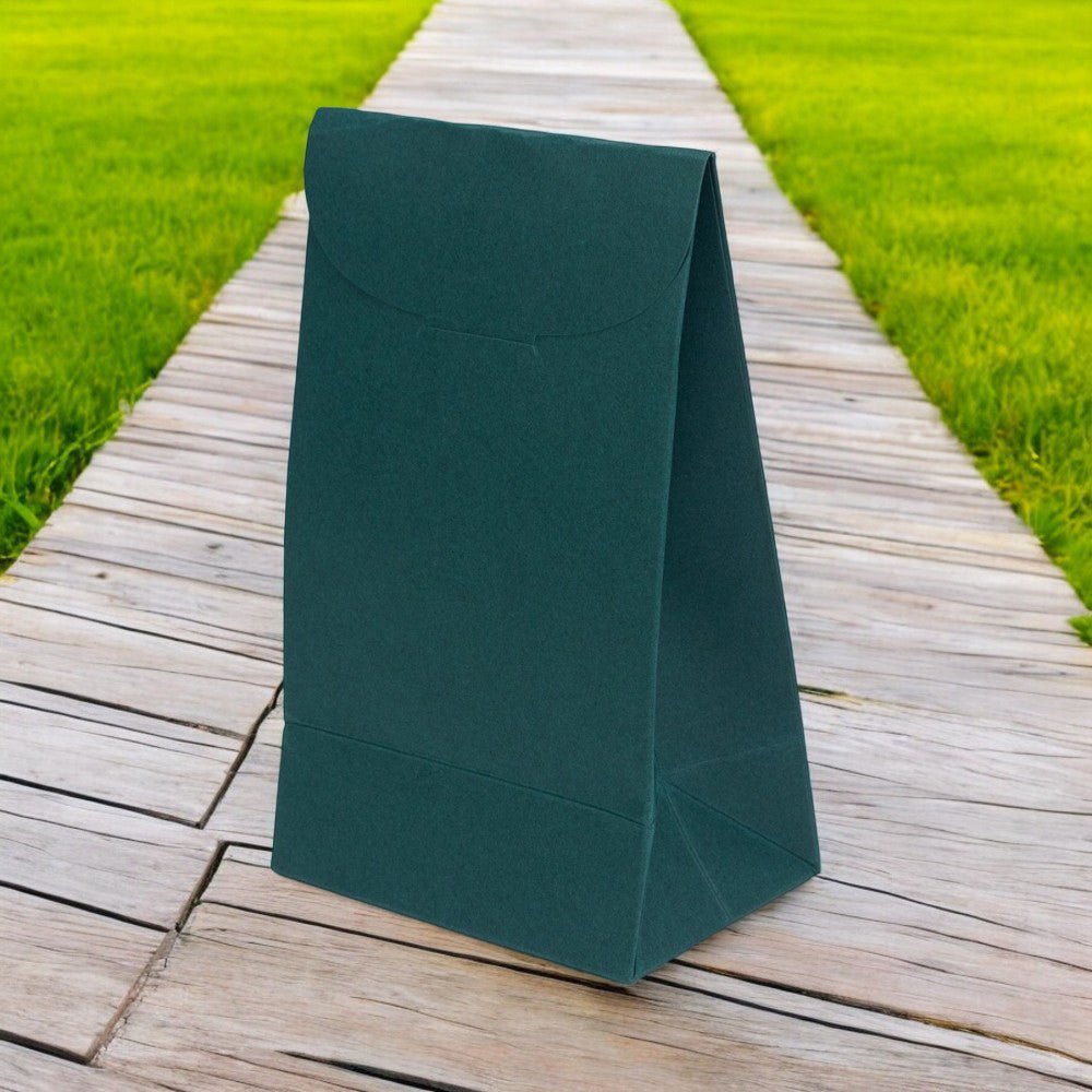 Pungă stand up cu închidere – verde (set 20 buc) 20x12x8cm - CraftUp